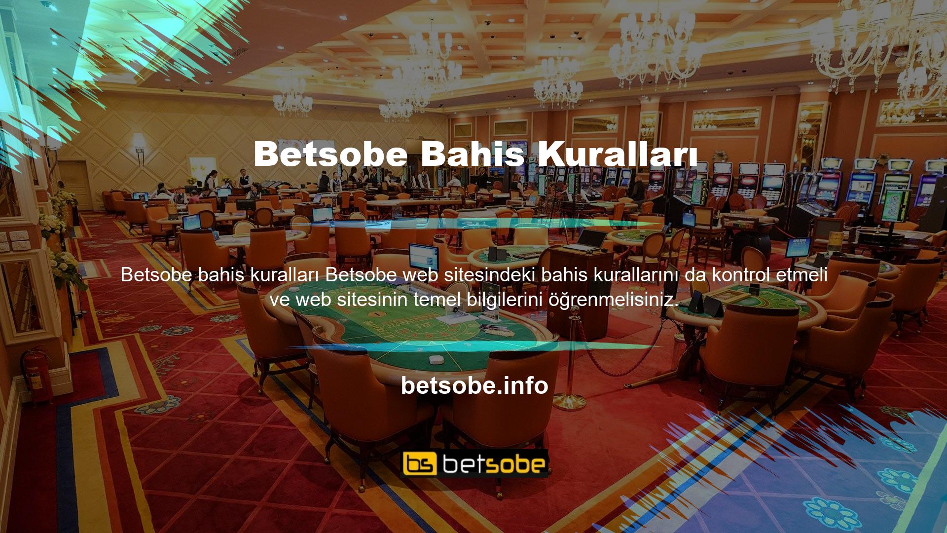 Oyun seçenekleri veya koyduğunuz veya çıkardığınız para ile ilgili herhangi bir sorun varsa, site onlardan sorumlu olmayacaktır